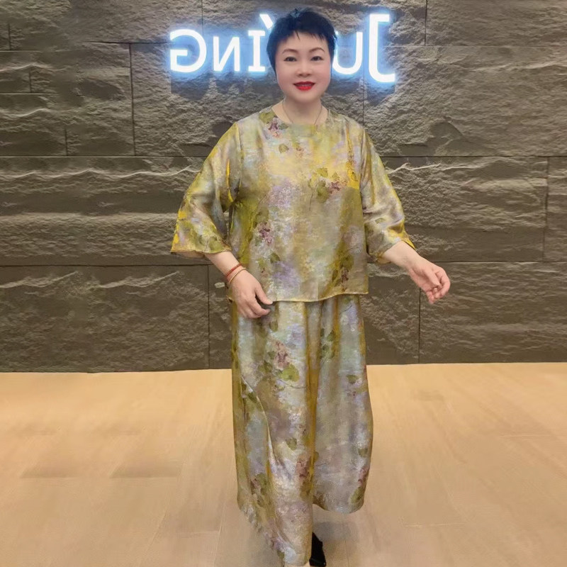 高品质！中年妈妈大码200斤套装