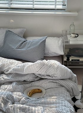 床单/床笠款四件套水洗棉ins简约