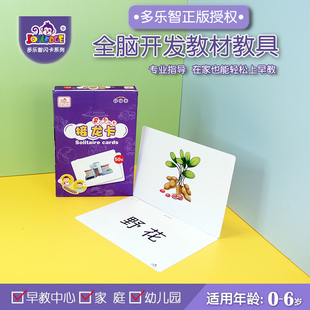 接龙卡 多乐智闪卡 杜曼早教闪卡 七田右脑全脑开发课程教玩具