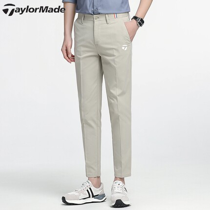 TaylorMade泰勒梅高尔夫服装春夏季男士联名款运动透气舒适九分裤