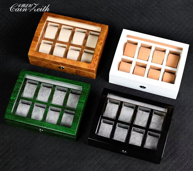 手表收纳盒钢琴漆表箱名表收藏储存首饰饰品机械表展示盒多位陈列