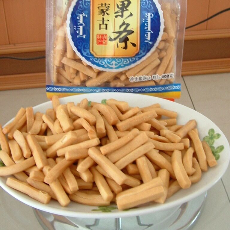 包邮 内蒙古特产毕力格泰蒙古果条 黄油果子 纯手工制作糕点