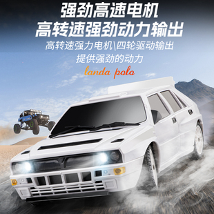蘭達(dá)科技四驅(qū)漂移遙控車藍(lán)旗亞POLO全比例RC車模兒童小汽車玩具車