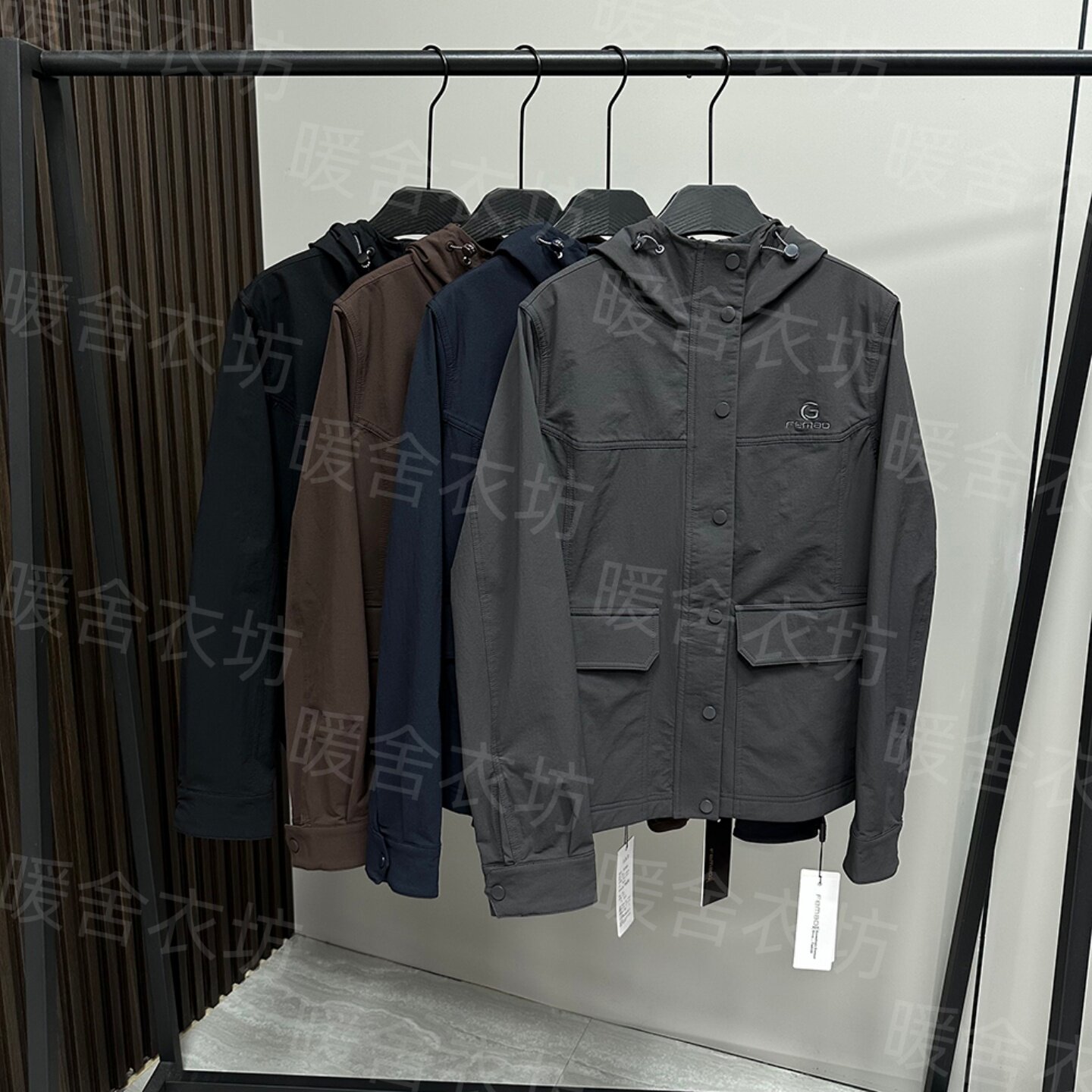 菲玛掂251891工装风外套短款风衣