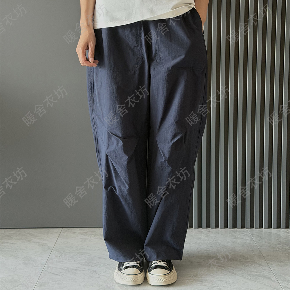 菲玛掂260572夏季新款松紧腰百搭透气直筒休闲裤速干透气裤子