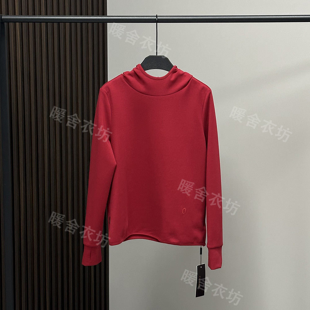 菲玛掂241806 2025秋卫衣本命年连帽T恤长袖帽衫休闲红色时尚