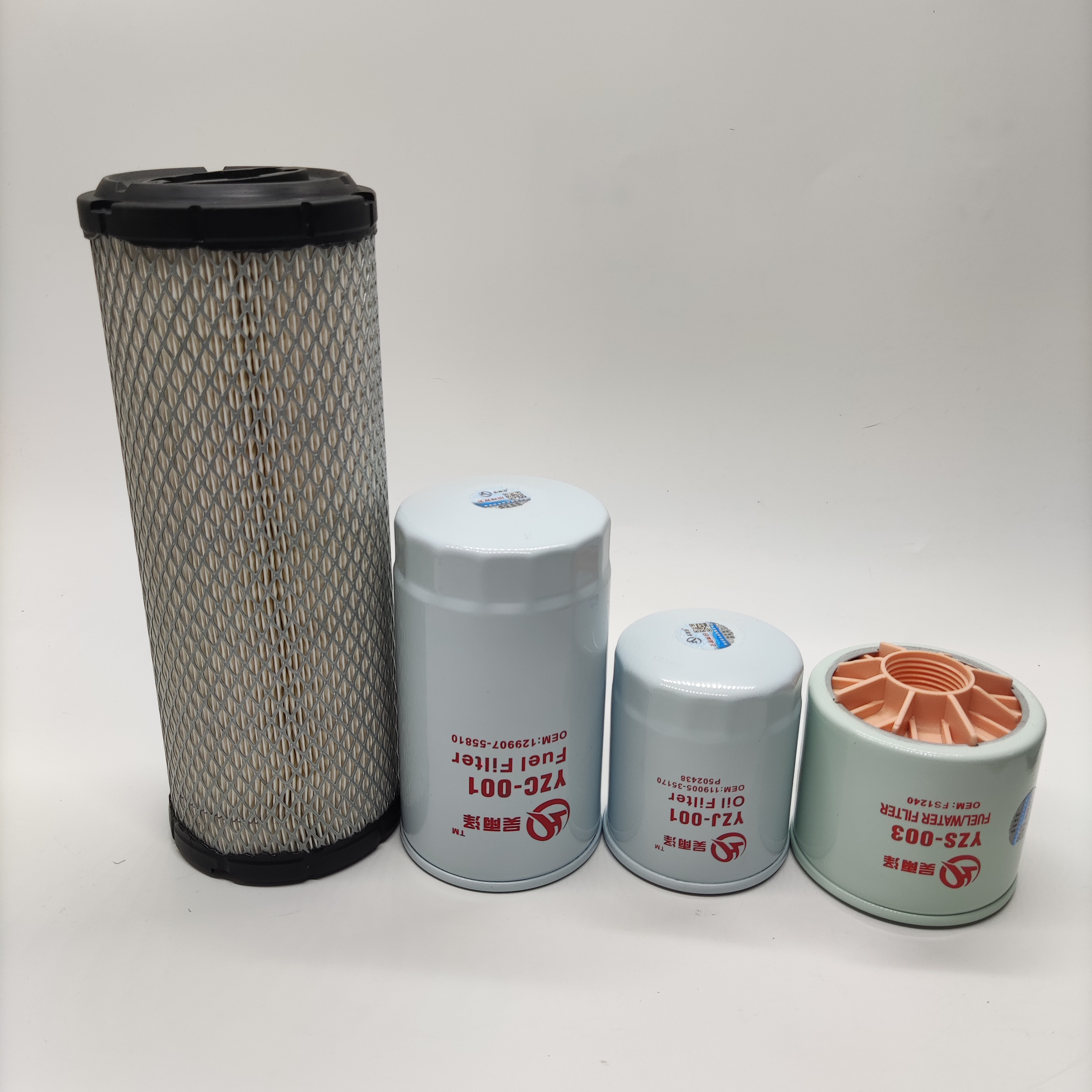 柳工9035E/9045D/9045E全车滤芯机柴滤空滤液压回油进油先导滤芯