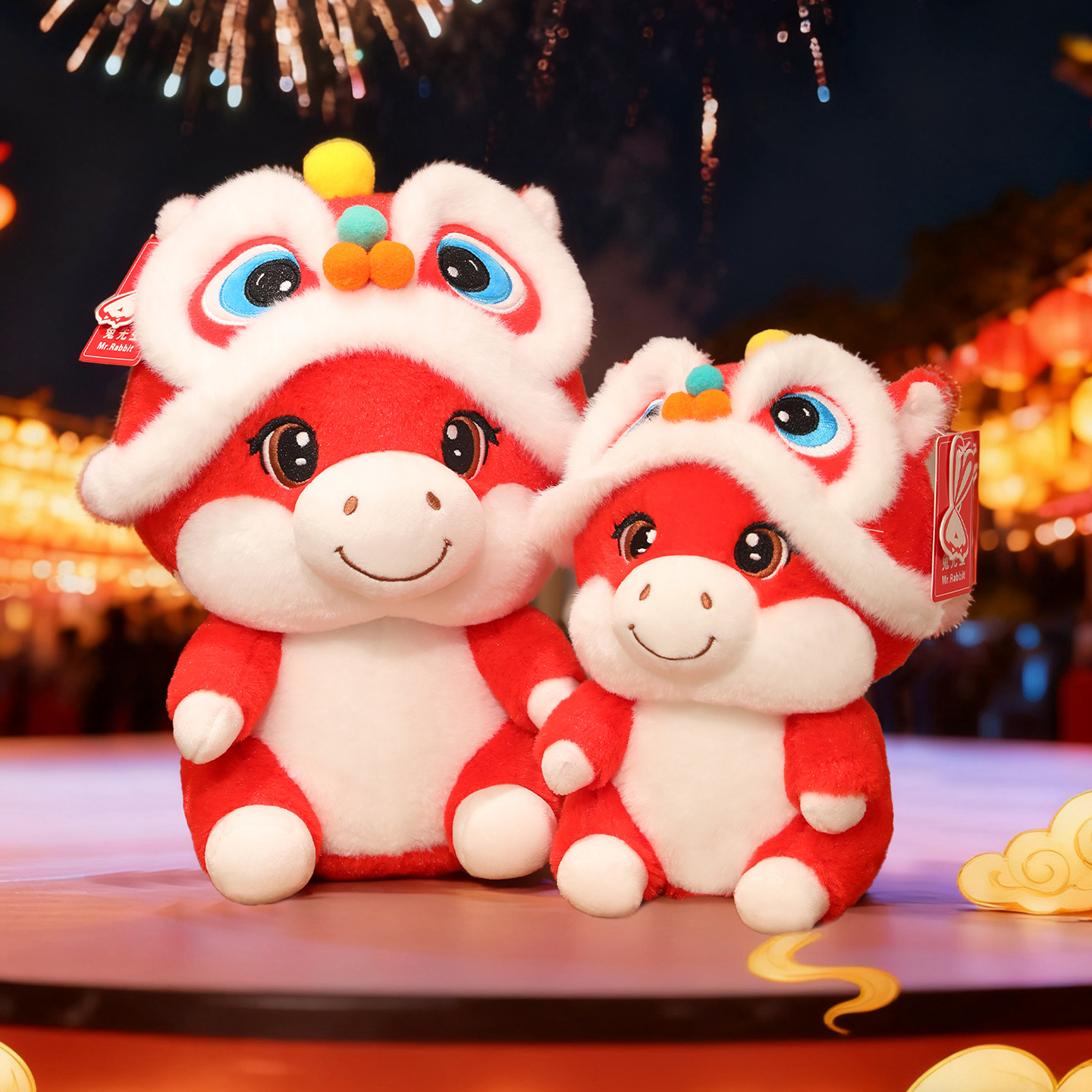 马年吉祥物马年公仔生肖小马玩偶