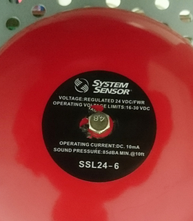 systemsensor消防SSL24-6警铃盛赛尔SSM24-6报警声光全新现货
