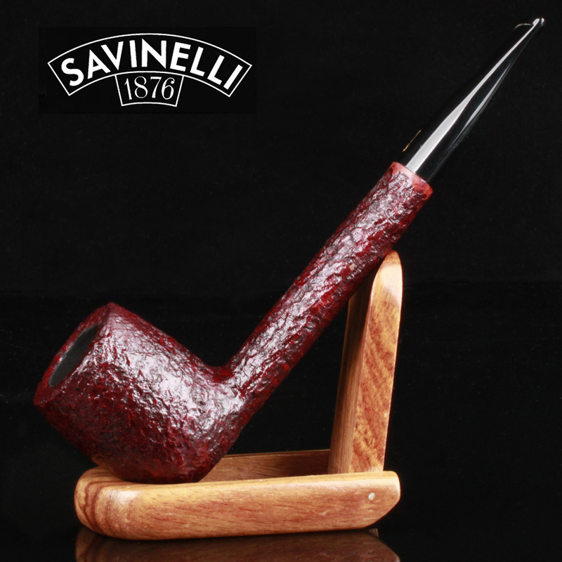 意大利沙芬进口石楠木烟斗男士礼物送长辈撞球直斗savinelli 804-封面