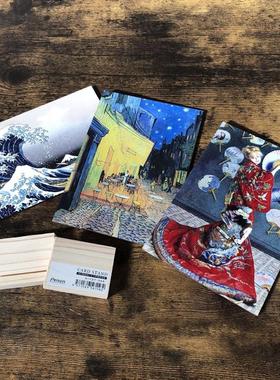 日本penon浮世绘立体明信片旅行祝福卡