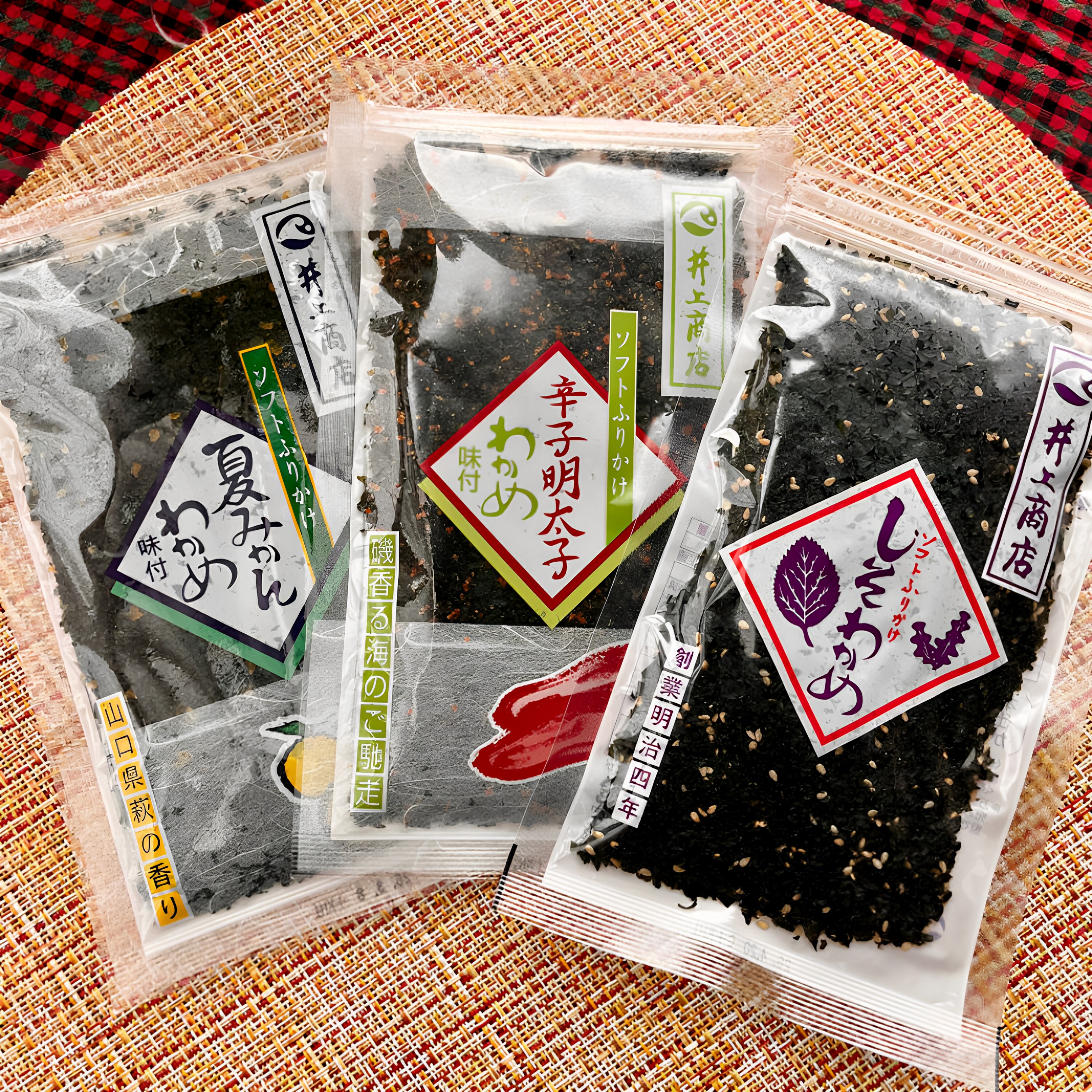 日本井上商店 人气推荐紫苏海苔芝麻拌饭料 饭团配料 超下饭