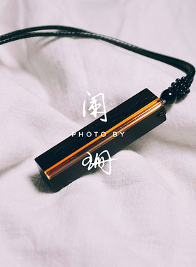 紫檀树脂滴胶情侣礼物品吊坠定制