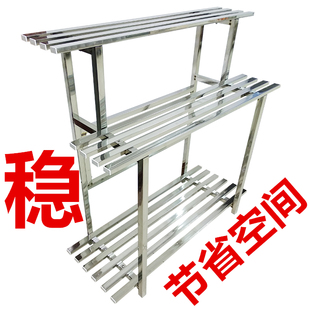 不锈钢花架子阳台阶梯落地式绿萝多层多肉花盆客厅室内外吊兰置物