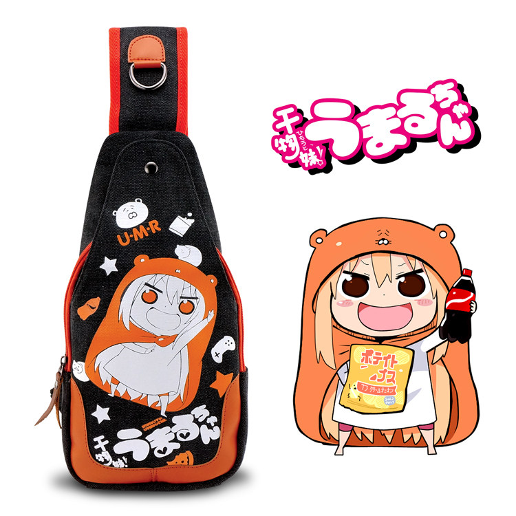 舰队收藏干物妹小埋SAO雪初音 动漫 水洗帆布单肩包 胸包#15