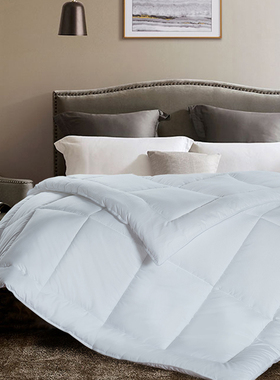 宾馆酒店专用被子民宿春秋被白色被芯羽丝绒冬被加厚保暖床上用品