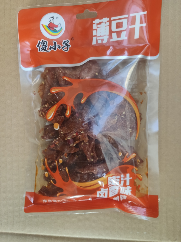 湖南特产傻小子精品蜜汁卤香薄豆干精品香干60克 10起免邮
