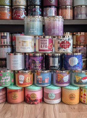 #03 美国品牌BATH & BODY WORKS /BBW香氛蜡烛三芯411g多款味道