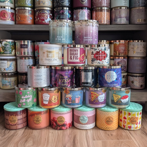 #03 美国品牌BATH & BODY WORKS /BBW香氛蜡烛三芯411g多款味道