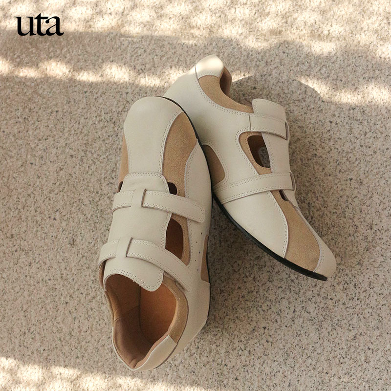 uta小恶魔单鞋复古原创设计师内增高显瘦舒适美式手工真皮单鞋-封面