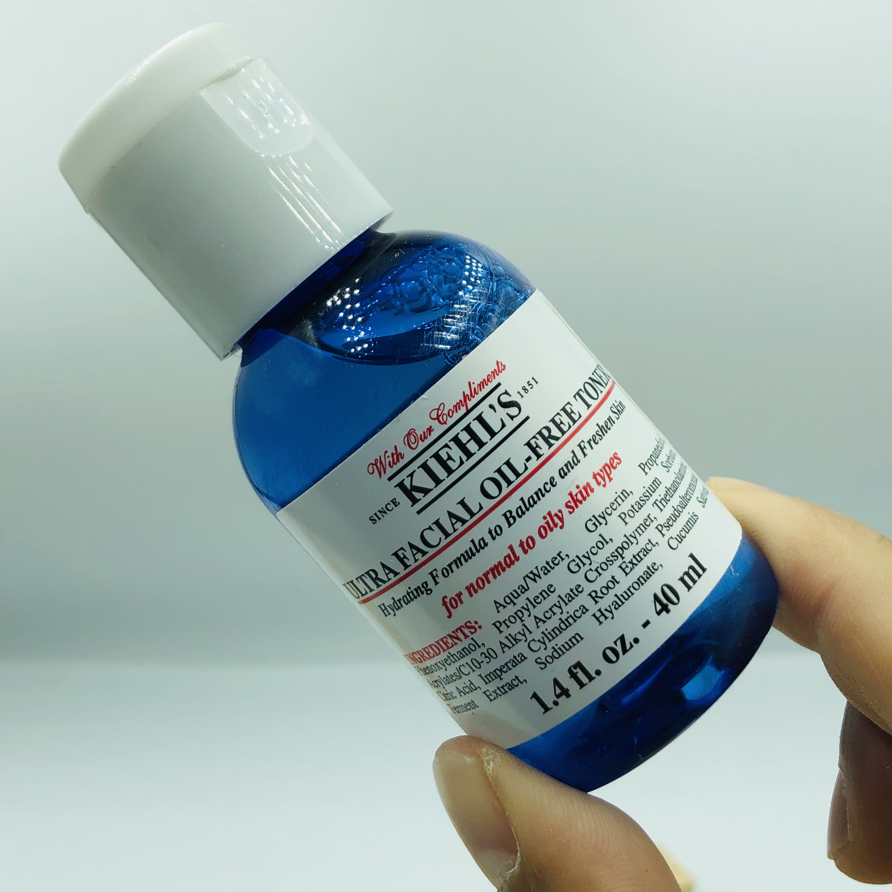 科颜氏高保湿清爽水40ml 小样 舒润爽肤水  补水 保湿