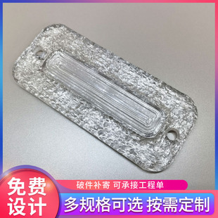 不锈钢屏风隔断墙 水晶玻璃砖 长条挂片透明创意线条穿孔风水玄关