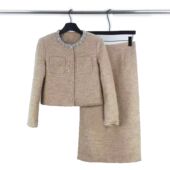 重工钉珠亮片套装 小李不讲李呀 TZ2741