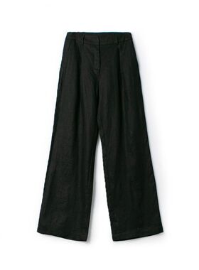 【小李不讲李呀】慵懒亚麻通勤直筒裤阔腿KZ24205-裤长108起