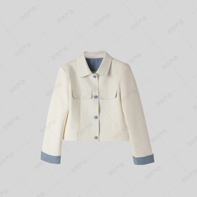 【高端线】春款时尚休闲宽松百搭翻领外套 WT3521