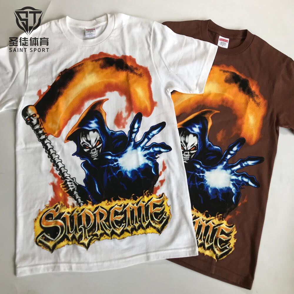 现货正品 Supreme 26SS Grim Reaper Tee 死神卡通人物 短袖T恤