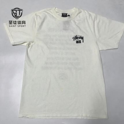 正品 Stussy 25FW WALES BONNER联名 Ocean Song Tee背后标语短袖