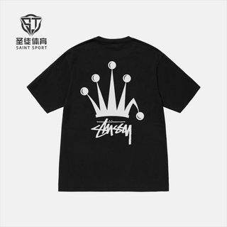 正品 Stussy 24SS Regal Crown Tee 皇冠Logo 短袖T恤