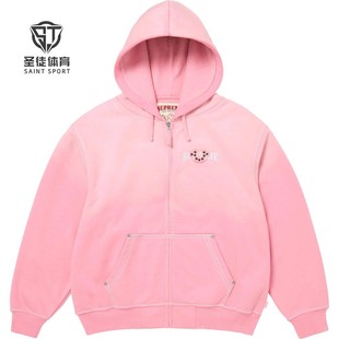 正品 Supreme 25FW True Religion联名 Zip Up Hooded 拉链卫衣