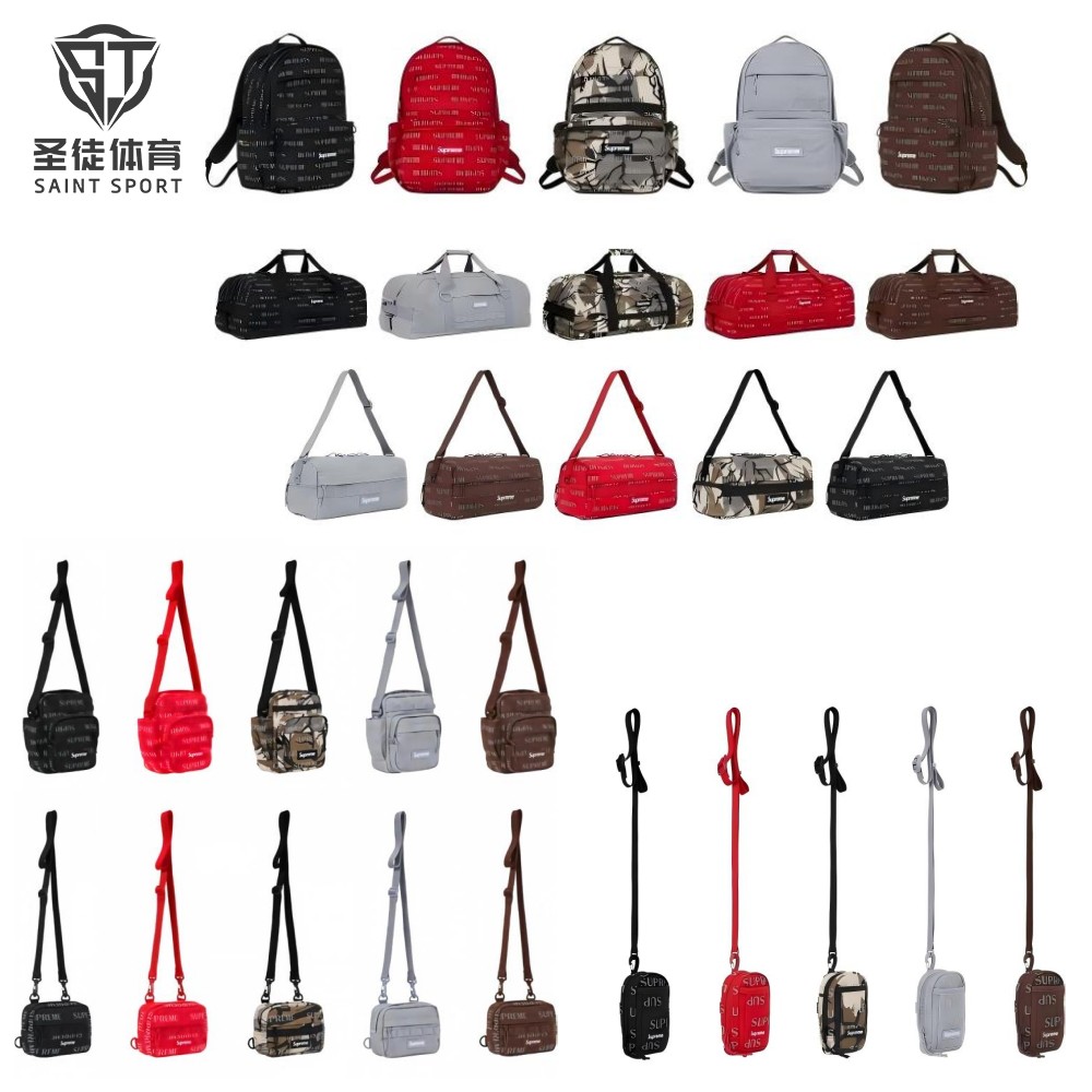 Supreme3M反光帆布包双肩包图片