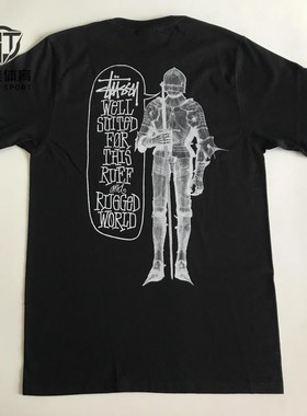 正品 Stussy 25SS Well Suited Tee 盔甲骑士 士兵 短袖T恤