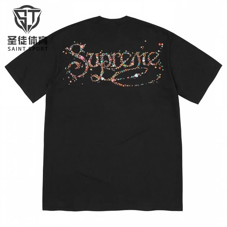SupremeGems宝石字母Logo短袖图片