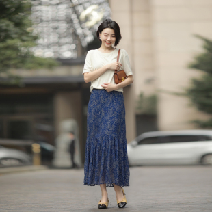 时光沙漏 新款 大洪洪VEE 夏季 女T恤上衣 圆领纯色百搭短袖 针织衫