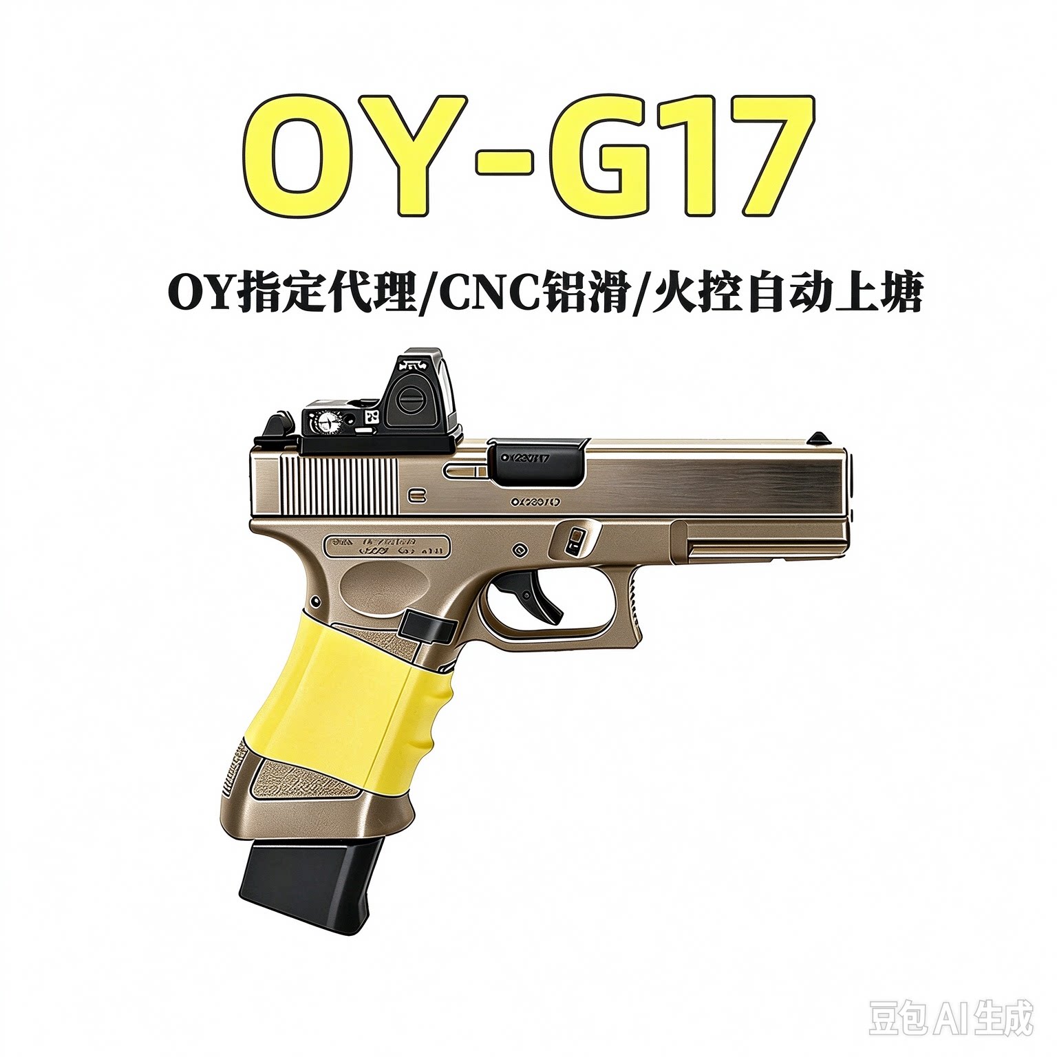现货OYG17格洛克OJBK第11批电动连发OY制作模型玩具枪wargame