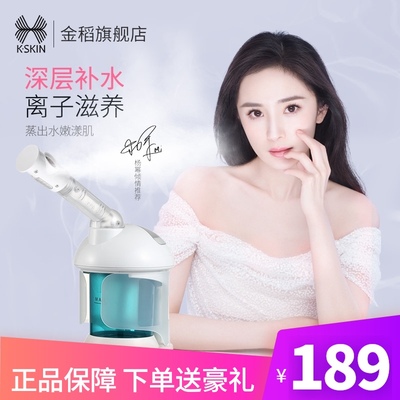 金稻蒸脸器美容仪家用离子喷雾机热喷仪补水美白脸部蒸汽机大容量