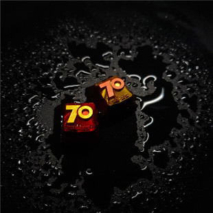HolyOOPS70周年键帽机械键盘键盘外设个性定制金属铝合金送礼键帽