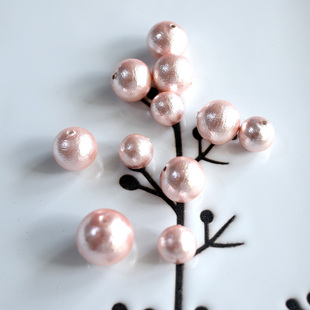 贵和进口日本棉花珍珠褶皱cotton pearl多色全孔金色灰色