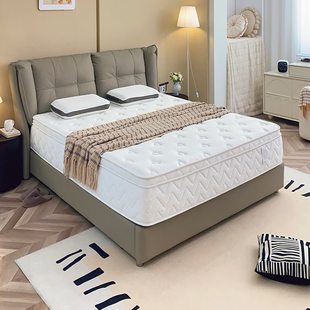 床垫十大名牌五星级酒店家用软垫加厚超软乳胶压缩独立弹簧席梦思