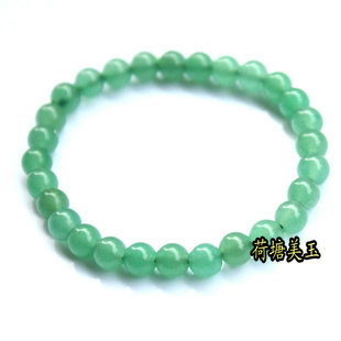 包邮 情侣藏饰 饰品水晶民族风绿东陵玉手链男女款 天然时尚