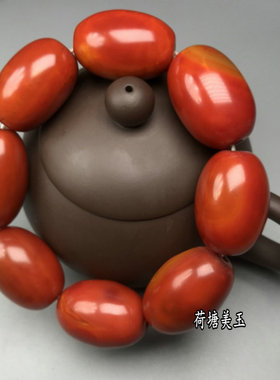 南红玛瑙四川凉山火焰纹手串包邮