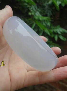 加宽加厚冰种礼品玛瑙手镯送女友