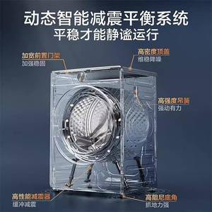 国补小.天鹅TG100S83PRO小乌梅2.0全自动10KG滚筒洗衣机