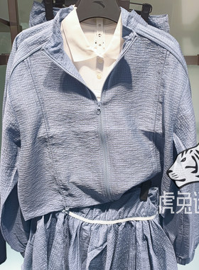 安踏女轻薄透气拉链运动外套
