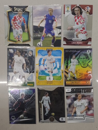 正版足球球星卡 福特拉futera 帕尼尼 莫德里奇MODRIC 普特卡专场