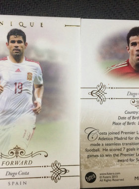 足球球星卡2015 FUTERA普卡65到90号c罗梅西内马尔特维斯吉安鲁尼