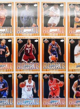 nba球星卡 美国亚德 2008-09 mvp系列新秀卡rookie 全套及单卡